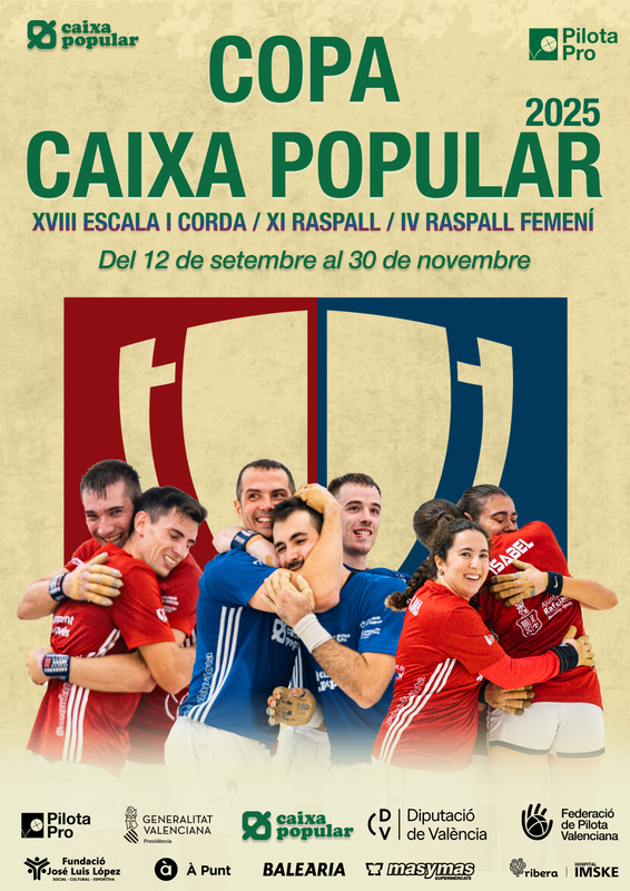COPA PRO CAIXA POPULAR DIPUTACIÓ DE VALÈNCIA 2025 RASPALL FEMENÍ