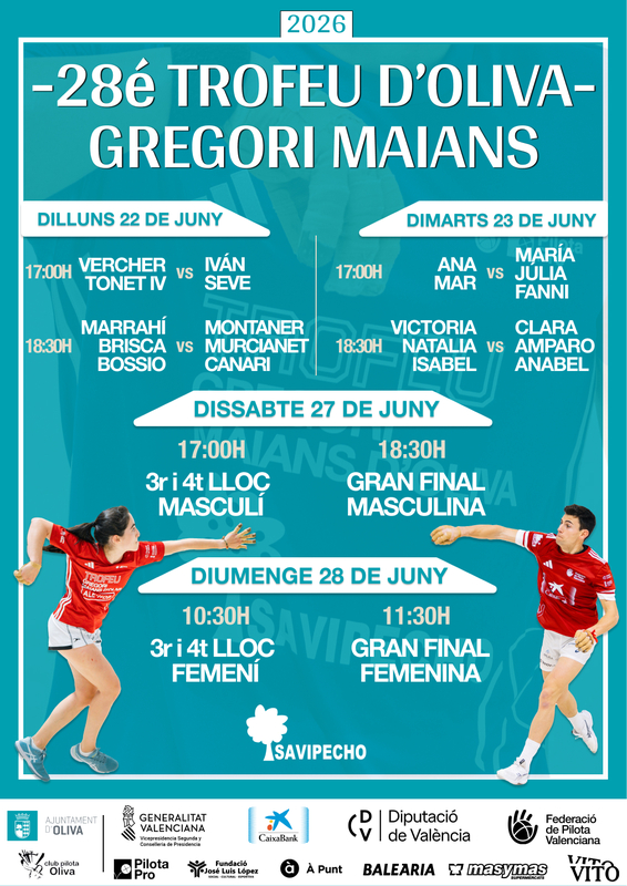 Trofeu d´Oliva - Gregori Mians Raspall Femení 