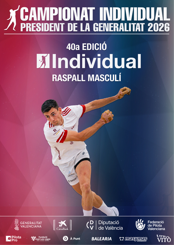 XL Campionat Individual President de la Generalitat Raspall 2026