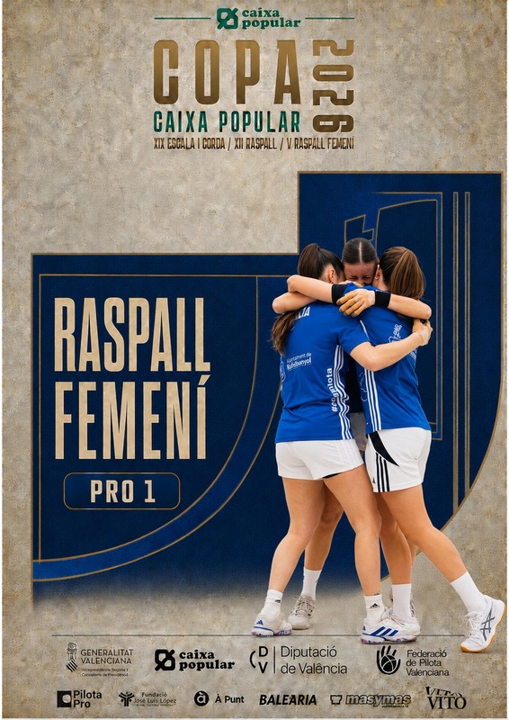 COPA CAIXA POPULAR PRO 1 Diputació de València 2026 Raspall Femení