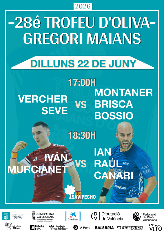 Trofeu d'Oliva - Gregori Maians