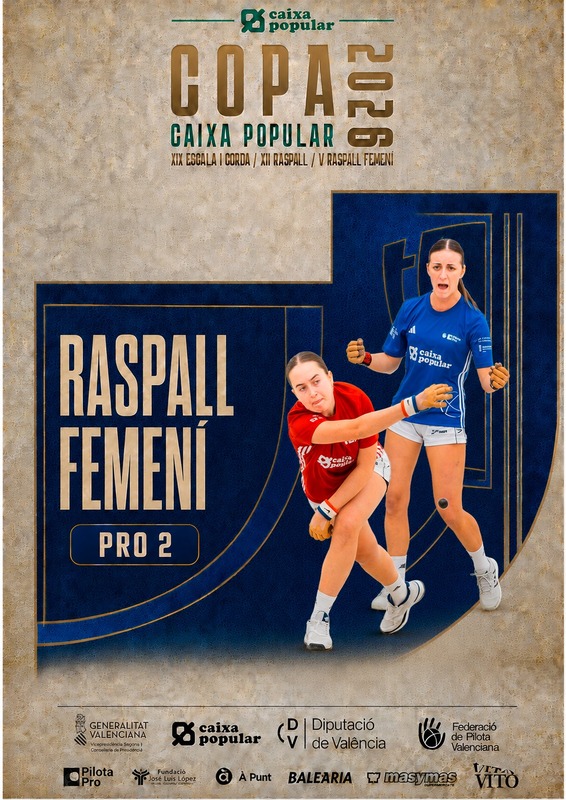 COPA CAIXA POPULAR PRO 2 Diputació de València 2026 Raspall Femení