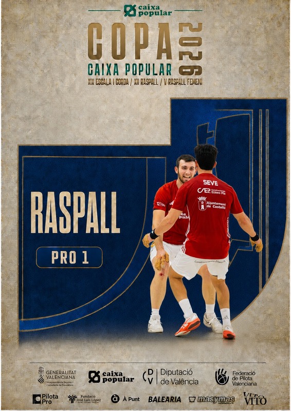 COPA CAIXA POPULAR PRO 1 Diputació de València 2026 Raspall 